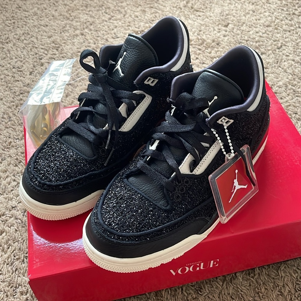 Air Jordan 3 Retro Awok Vogue Edition Sneakers 8.5